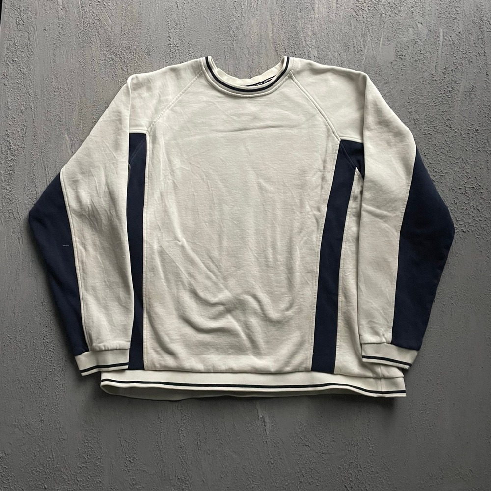 Vintage Tommy Jeans Sweatshirt Mens 2XLT Cream‎ 90s